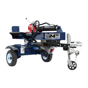 Iron and Oak Log Splitter 24-Ton Vertical/Horizontal Tow Behind Portable Gas with Honda GX160 Engine 163cc BHVH2418GX New