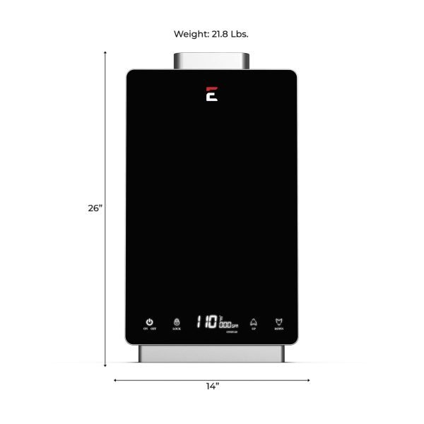 Eccotemp i12 NG 4.0 GPM Indoor Natural Gas Tankless Water Heater Open Box