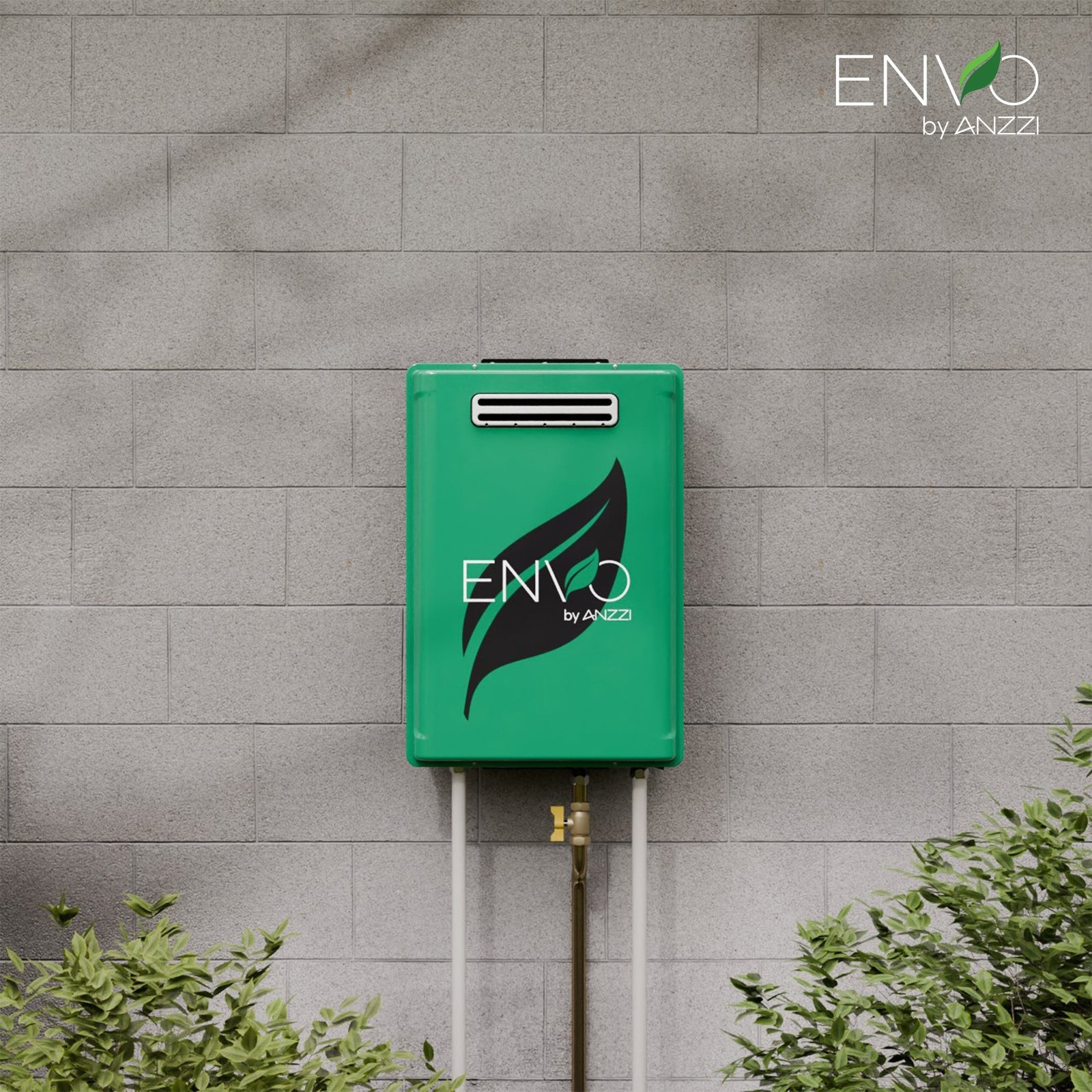 Anzzi Envo Tankless Water Heater Outdoor Natural Gas 7.8 GPM 180,000 BTU 120V New